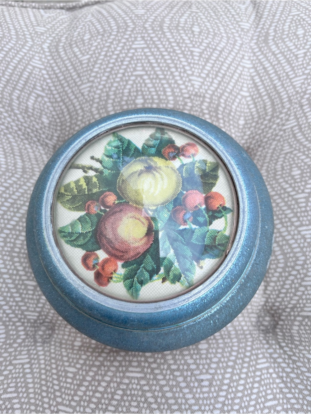 Antique Powder Puff/Music Box